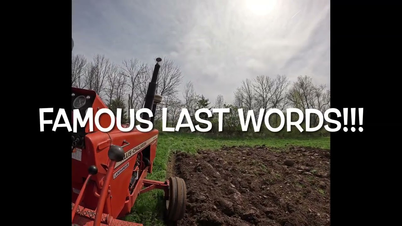 Spring plowing with Allis Chalmers.