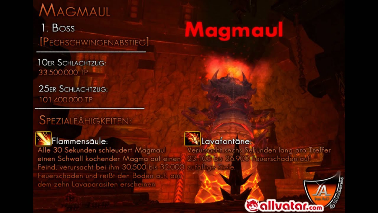 WoW Cataclysm Allvatar Raid Video Guide by Irae AoD - Pechschwingenabstieg - Magmaul