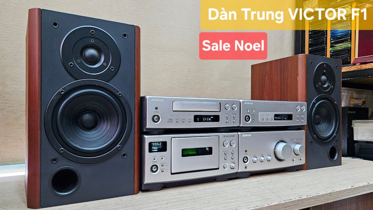 ĐẸP KENG🔥Dàn Trung VICTOR AX F1 Japan || Công Suất Lớn - Zin Đồng Bộ (Vũ 0908804711)