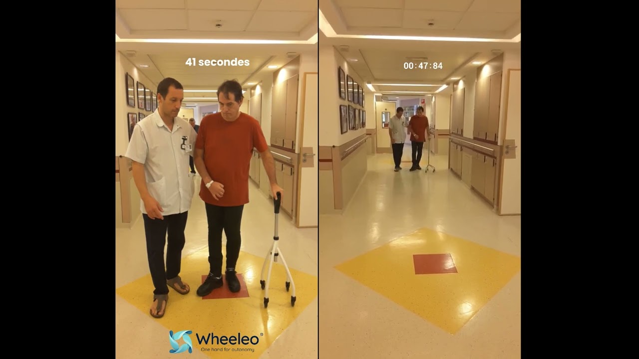 AVC et r&eacute;&eacute;ducation : Le Wheeleo&reg; r&eacute;volutionne la marche apr&egrave;s une h&eacute;mipl&eacute;gie !