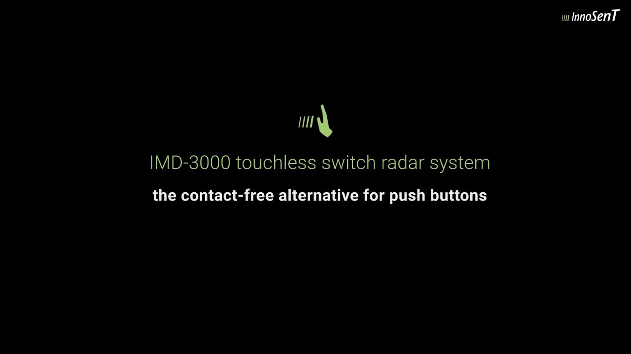 Touchless Switch IMD-3000 Performance Video - A non-contact alternative for push buttons