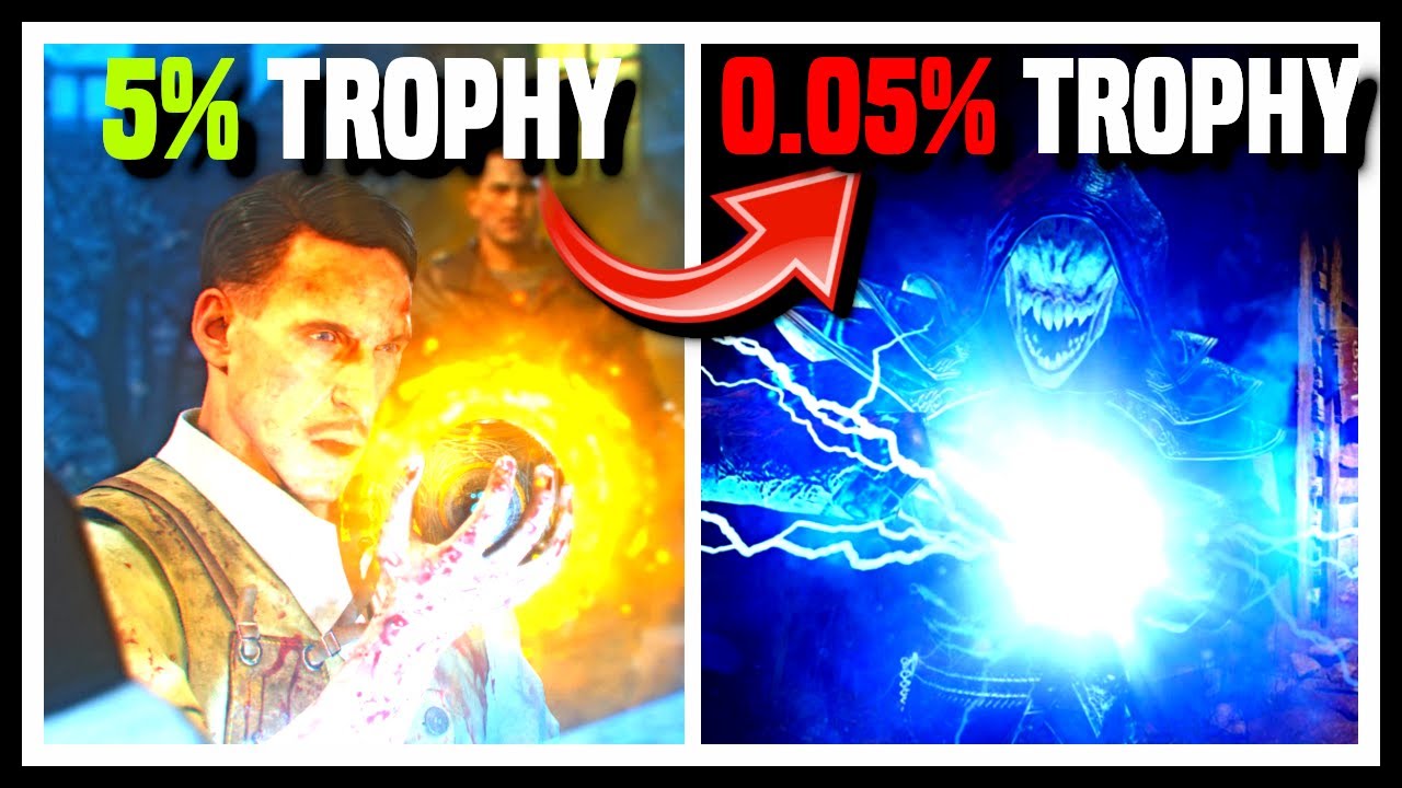Can I Beat the RAREST Trophies in Bo3 Zombies? (5% to 0.05%)