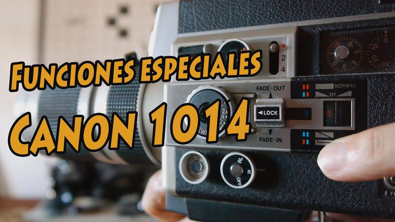 Cómo usar las funciones especiales de la Canon 1014