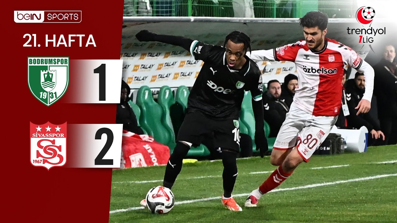 Bodrum FK (1-2) Sivasspor | 21. Hafta Maç ÖZETİ | Trendyol 1. Lig - 2025/26