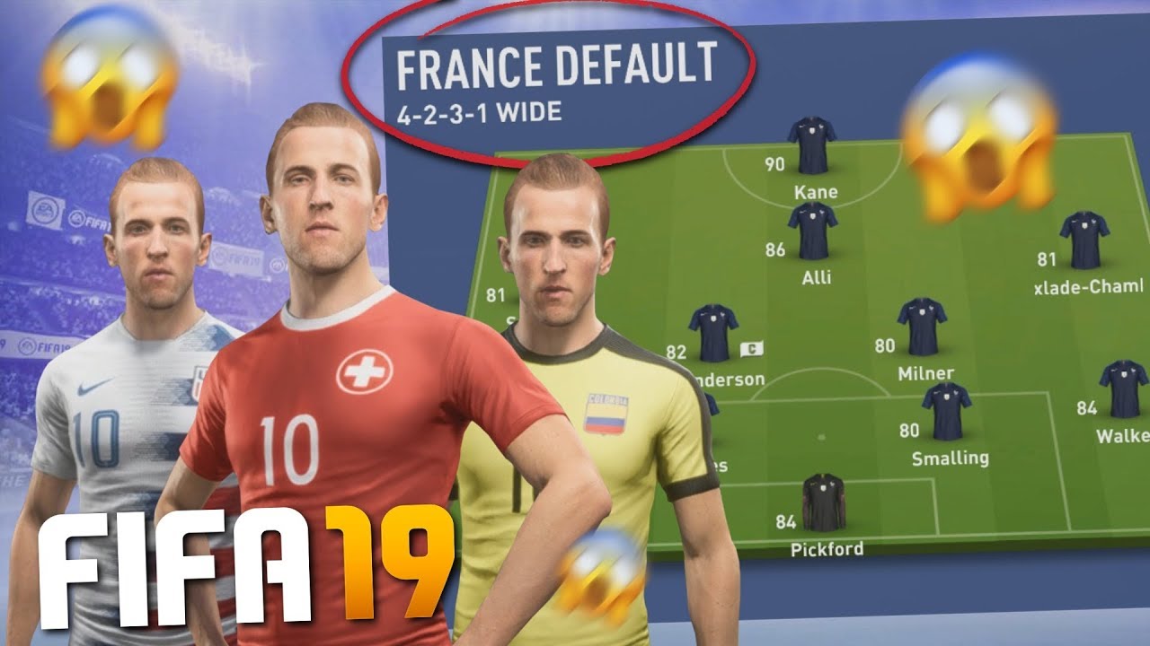 WHAT IF EVERY NATION PICKED PLAYERS FROM ENGLAND ON FIFA 19?