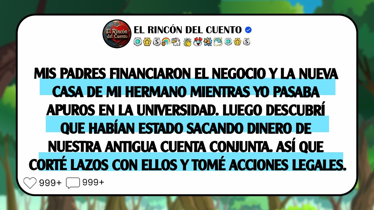 Mis papás financiaron el negocio y la casa nueva de mi hermano mientras yo batallaba en la ...
