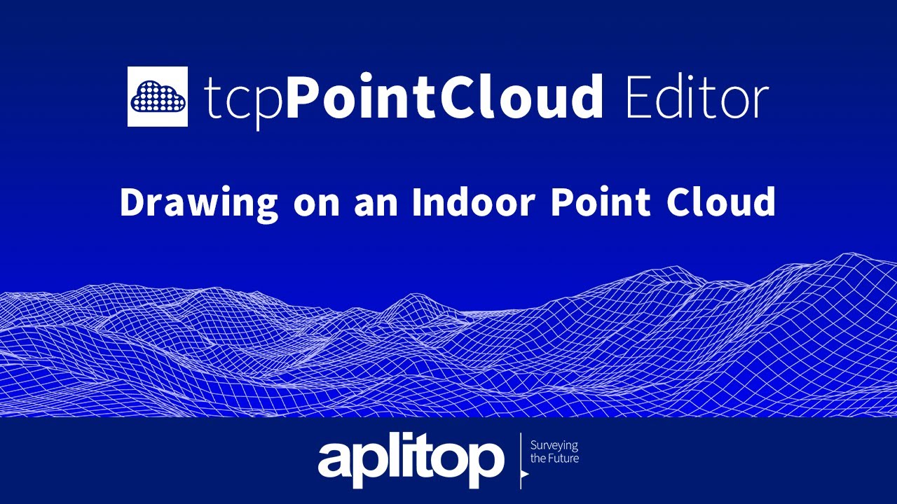 tcp PointCloud Editor | Drawing on an Indoor Point Cloud
