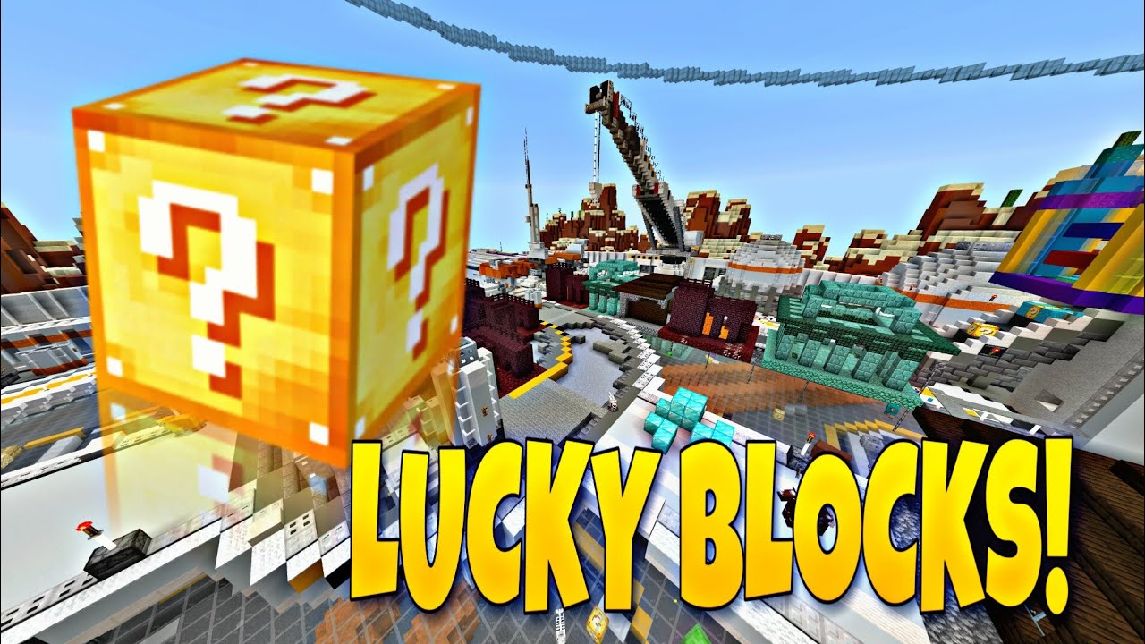 Minecraft: CLASSIC LUCKY BLOCK! (Giant Lucky Block, Mobs, & More!) - Marketplace Showcase