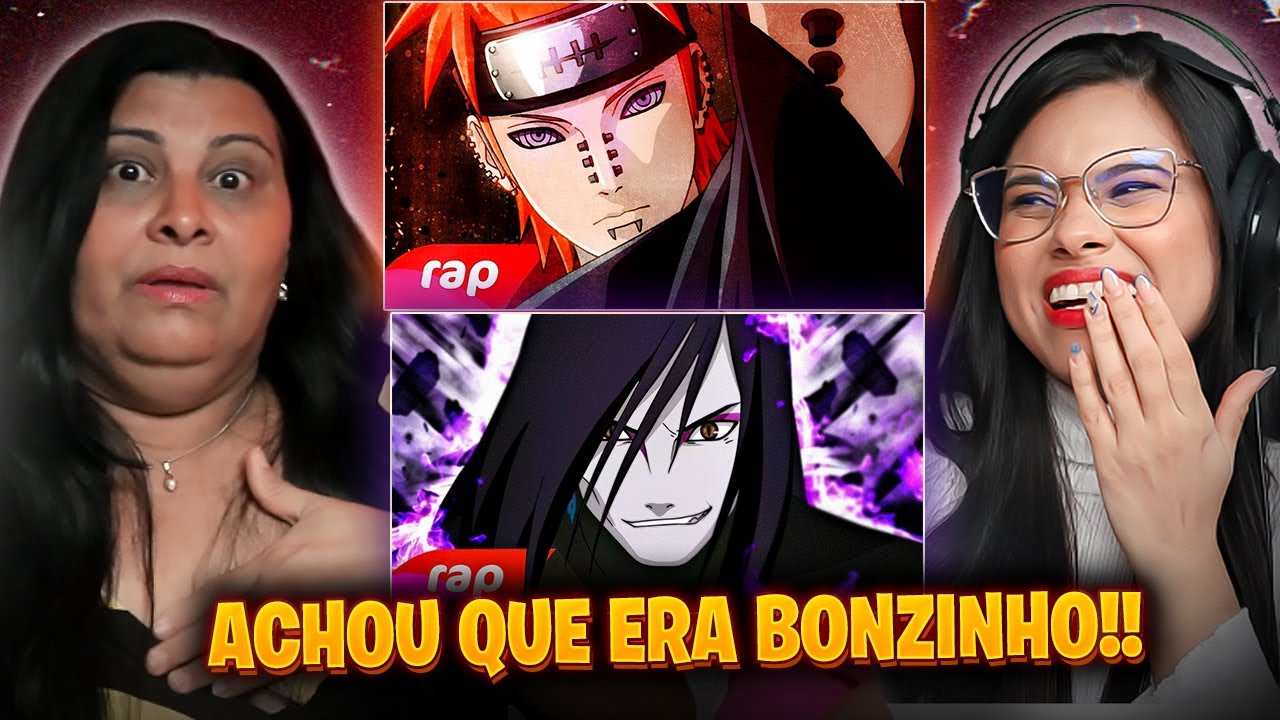 MÃE EVANGELICA REAGE a Rap do Nagato / Pain  & Rap do Orochimaru  | 7 Minutoz