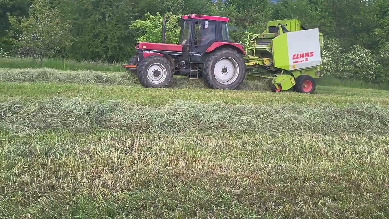 Farmvlog Das erste Heu 2022 Wird Gepresst.