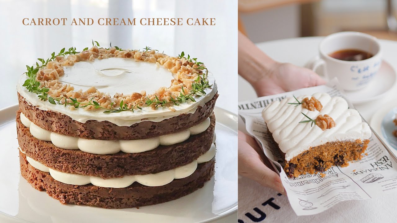 Carrot cake | 당근 케이크 | เค้กแครอท