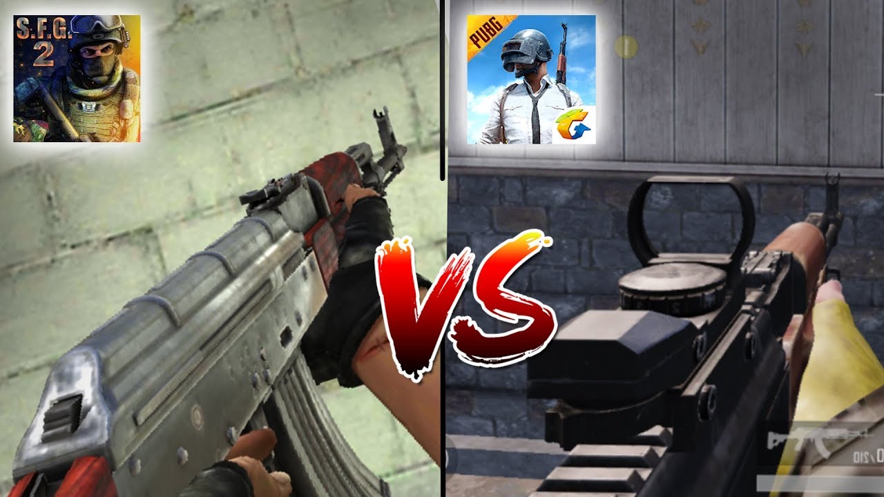 SPECIAL FORCES GROUP 2 VS PUBG MOBILE (WEAPON COMPARISON)