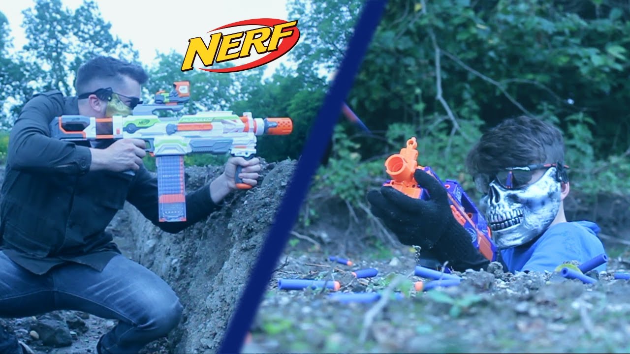 Nerf War: Uncle Vs Nephew