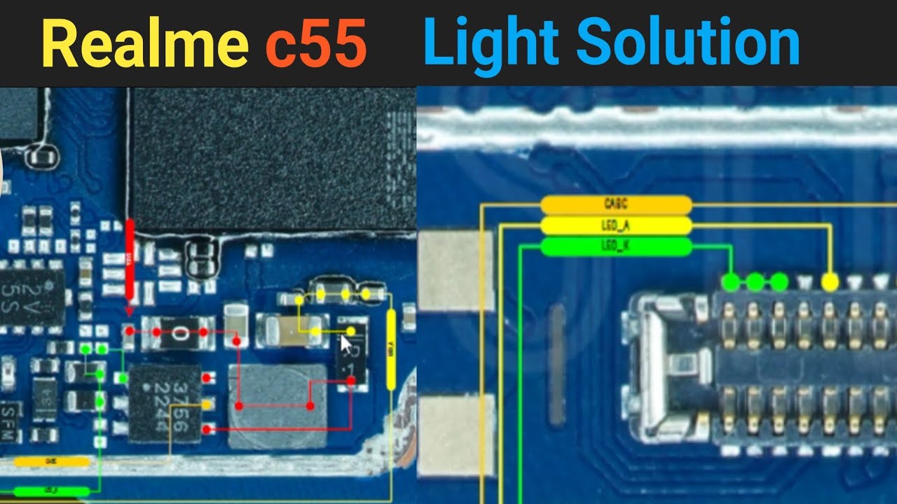 Realme C55 display light solution| Realme C55 light problem | Realme C55 light ic ‎@TechnicalSaim 
