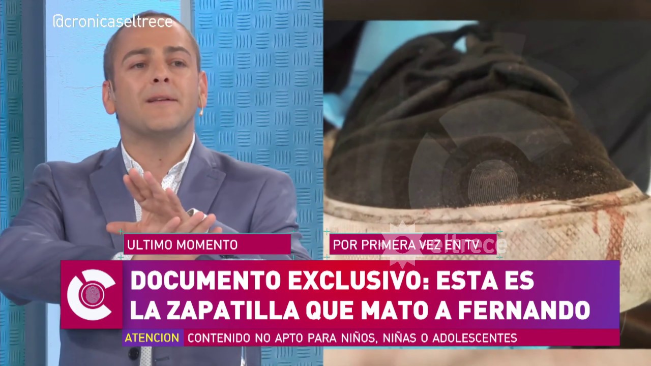 Dos testigos habrían reconocido que las zapatillas eran de Maximo Thomsen