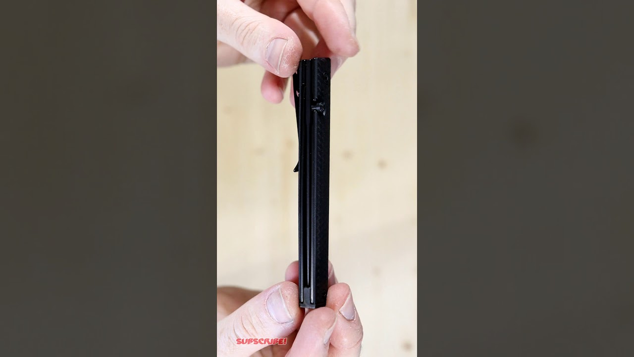 Blacked Out CRKT CEO Pocket Knife W/Brass Scales!!!(Knathan's Knives) #shorts