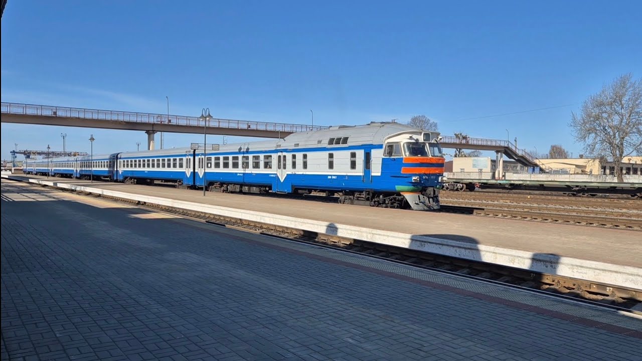 На дизель-поездах по Беларуси: Брест - Пинск  - Лунинец - Барановичи. 4-5.03.2026. Belarus.
