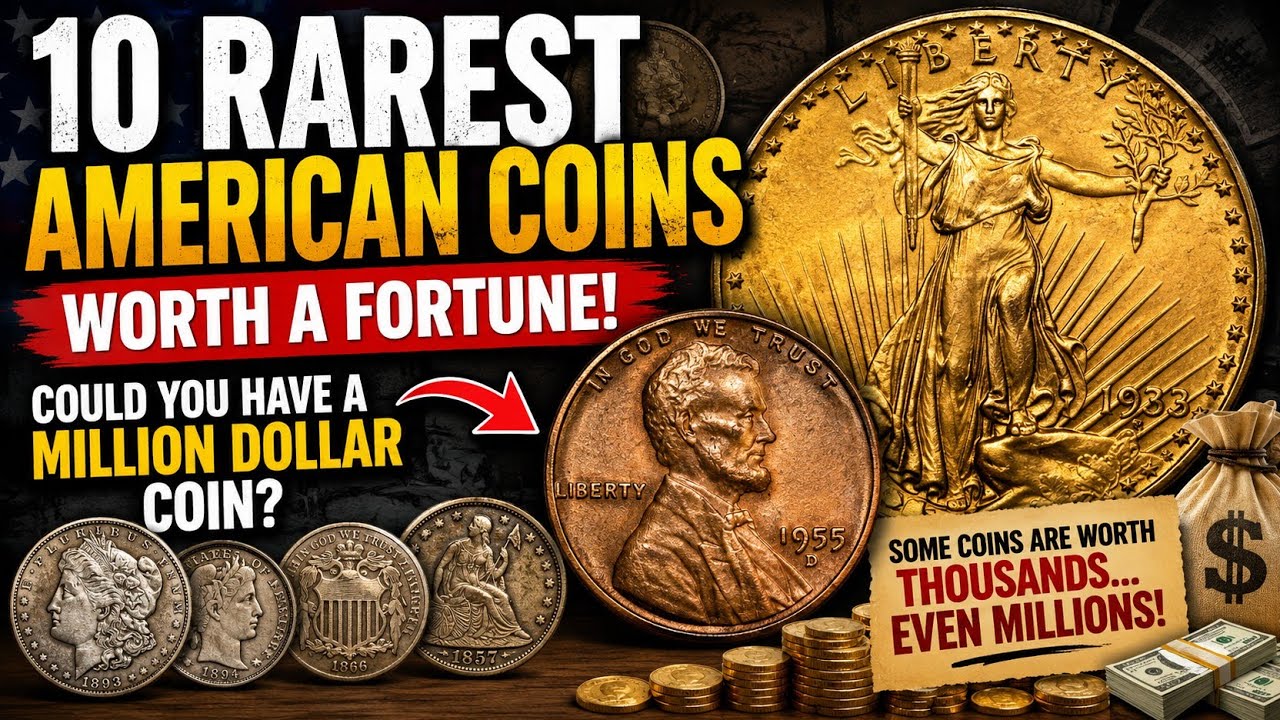 The 10 Rarest American Coins Worth a Fortune &ndash; Check Your Pocket Change Before It's Too Late! 🇺🇸💰
