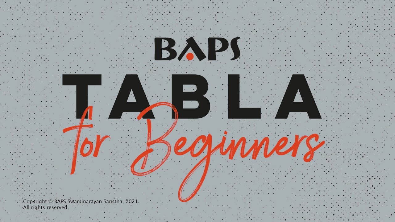BAPS Tabla for Beginners | Online Course: Class 1