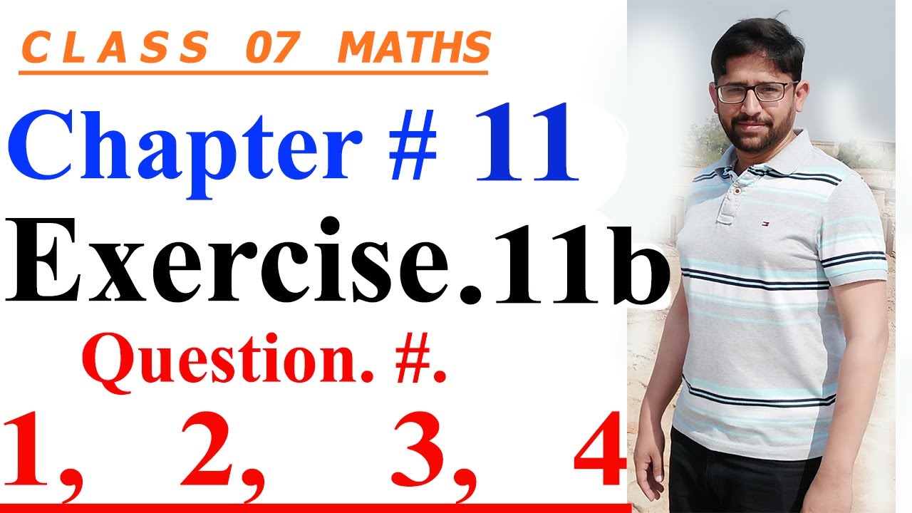 Mathematics of Class 7 || Oxford countdown Mathematics || Chapter11, Exercise. 11b || Q. 01 to Q. 04