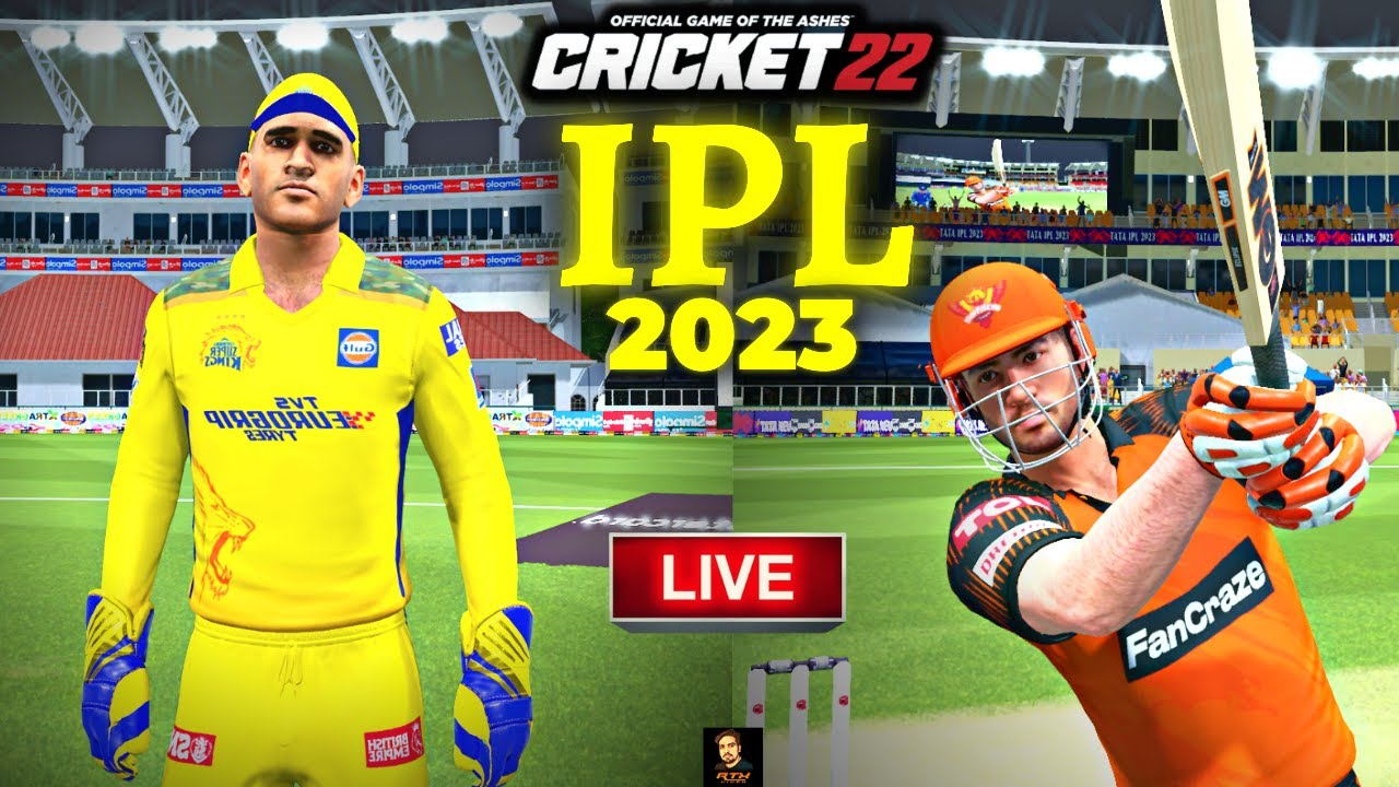 IPL 2023 CSK vs SRH T20 Match - Cricket 22 Live - RtxVivek | Later Stumble Guys