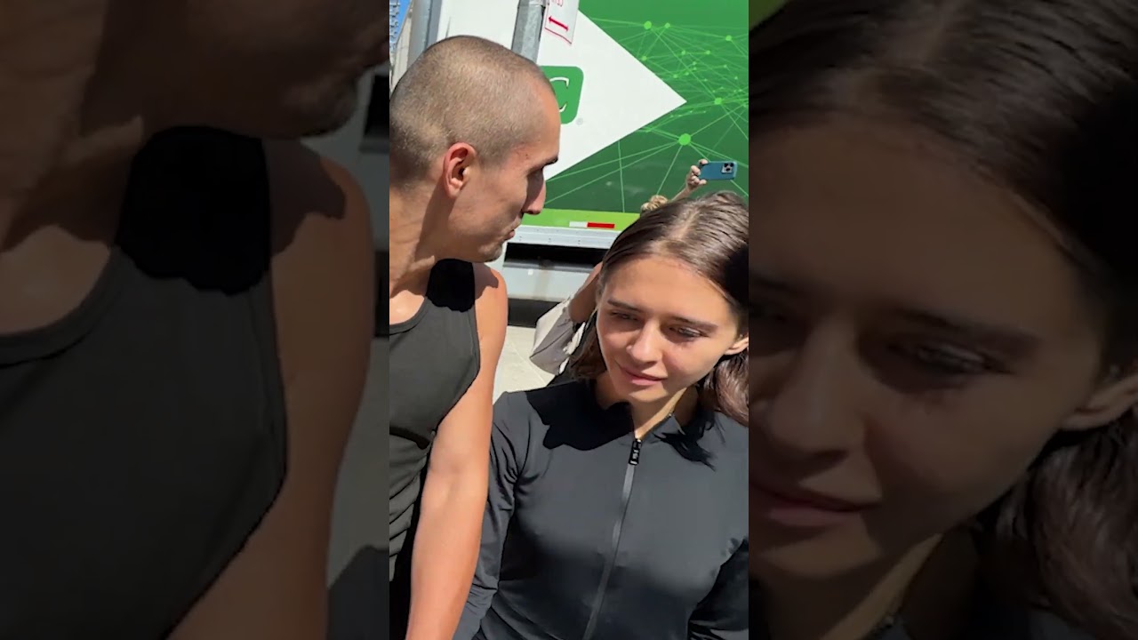 Daredevil couple leaves court after felony charges over Empire State Building proposal stunt #shorts