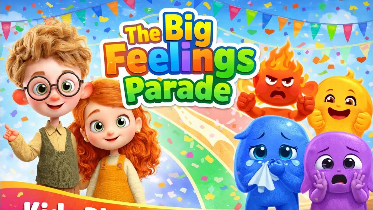 The Big Feelings Parade 🎉 | Kids Rhyme About Emotions | Fun & Educational Song for Children
