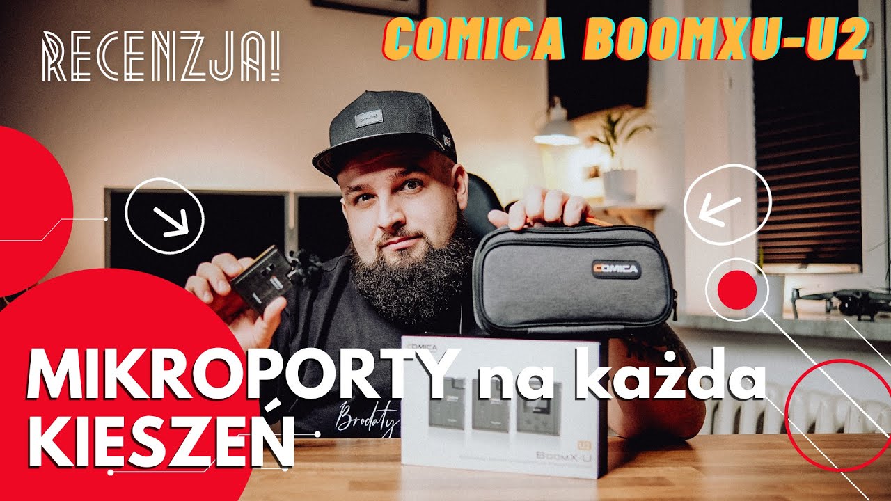 COMICA boomX-U u2 - Czyli MIKROFONY BEZPRZEWODOWE, które poprawią AUDIO w twoim FILMIE - recenzja!