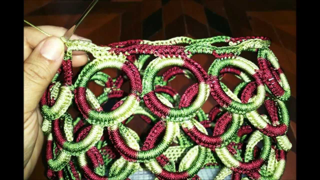 Como tejer con argollas de plástico