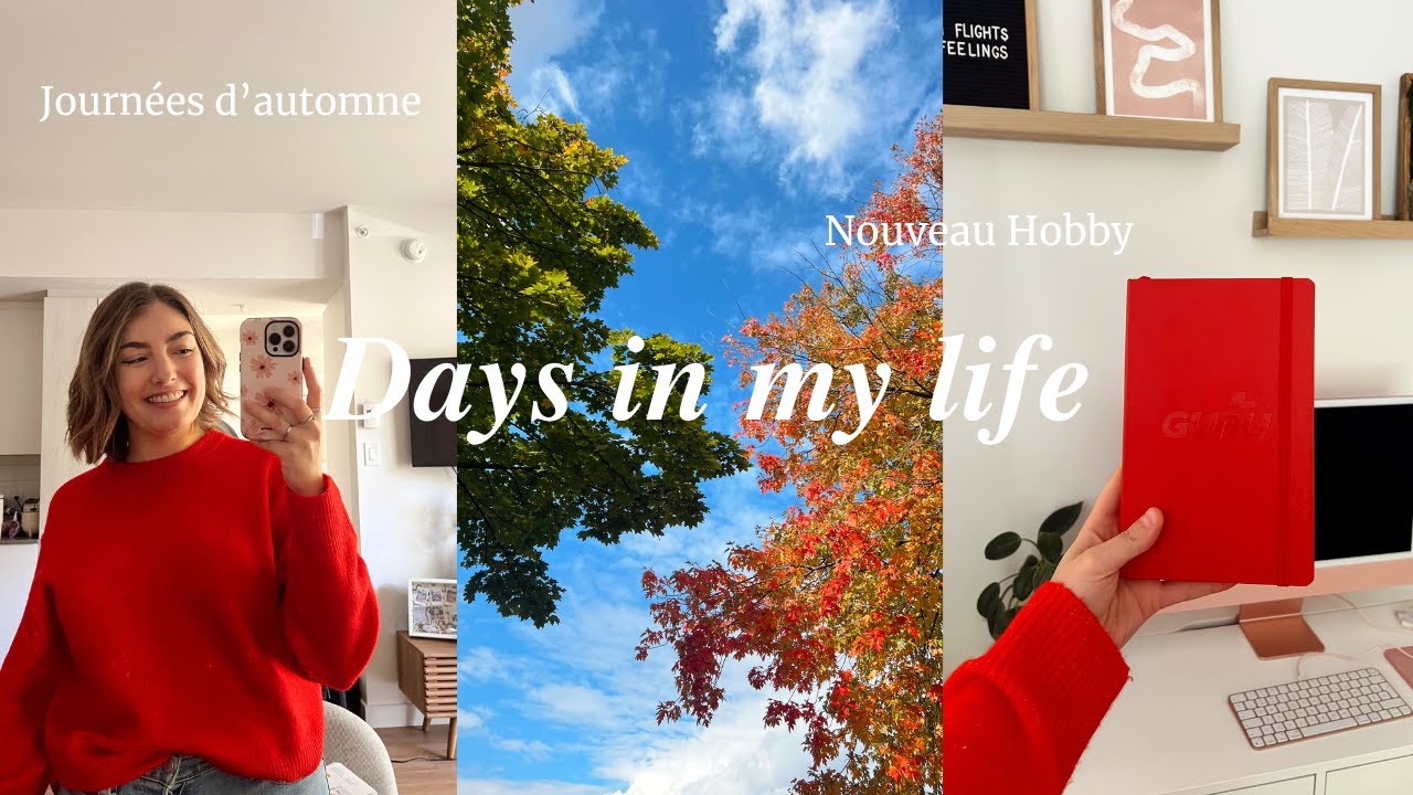 VLOG: Journées d’automne, Nouveau Hobby & Livraison de colis influenceurs