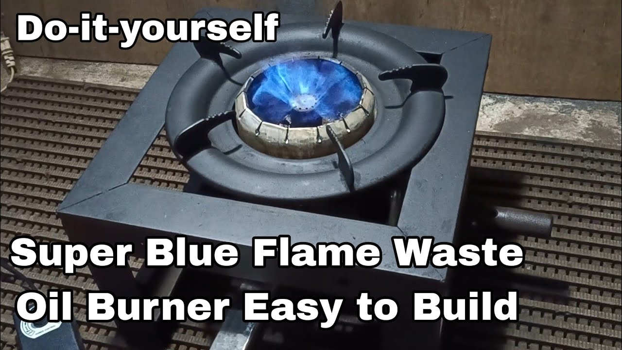 How to make Used Oil Stove Burner Simple Design