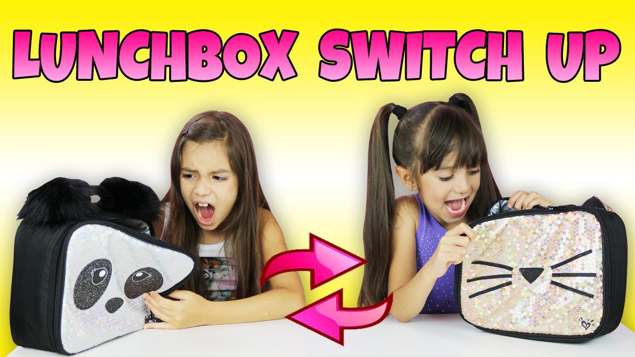 The LUNCHBOX Switch Up Challenge FAST FOOD EDITION | Emily and Evelyn