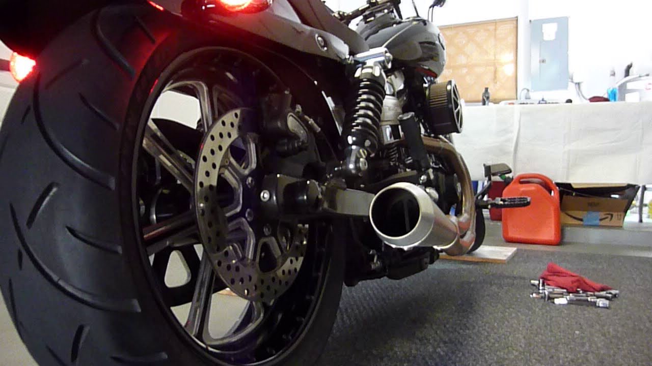 124ci DYNA/BASSANI BIG MOTOR STAINLESS PIPE revs to 3k rpm