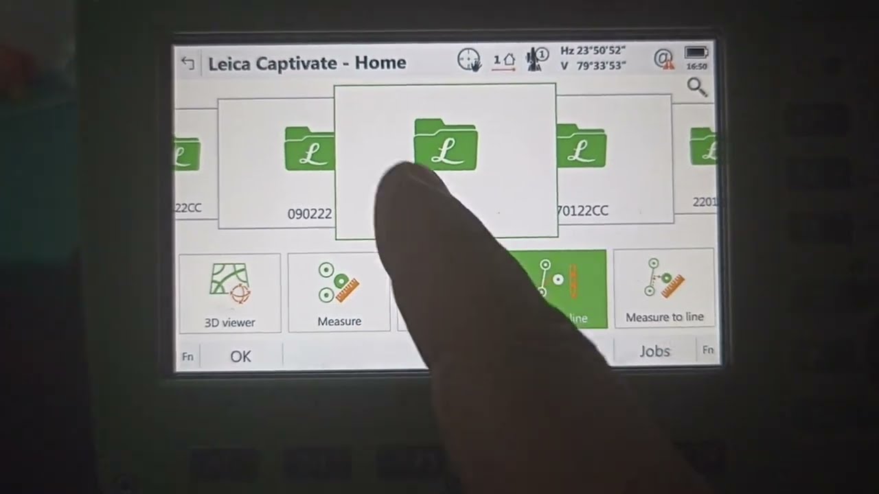 How do mark center point/ center line by Leica total station TS 16. please watch this video. thanks