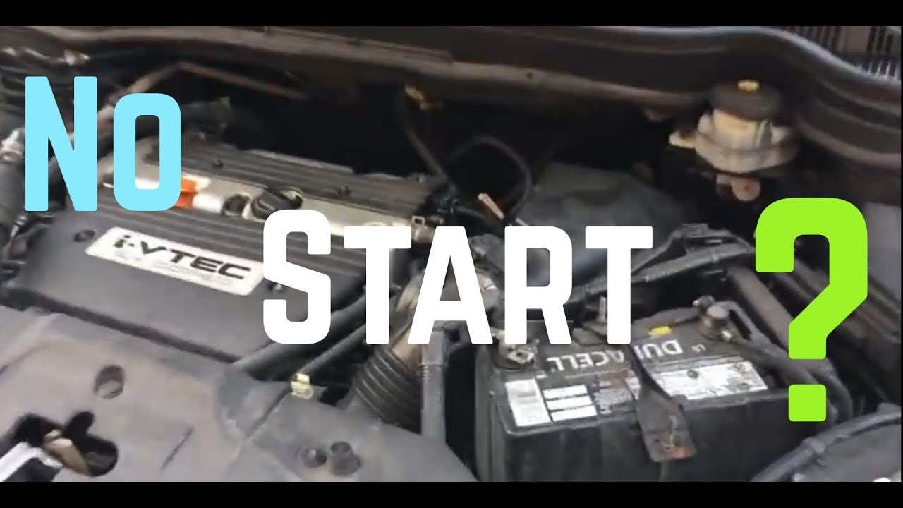 2007 HONDA CR-V.....No Crank, No Start....One click...Fixed....