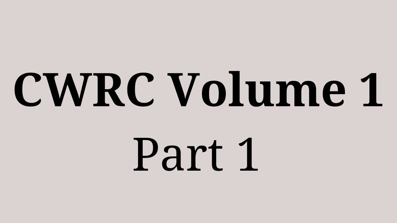 CWRC Vol 1 | Part 1 | Spirituality | Meditation | Life Coach