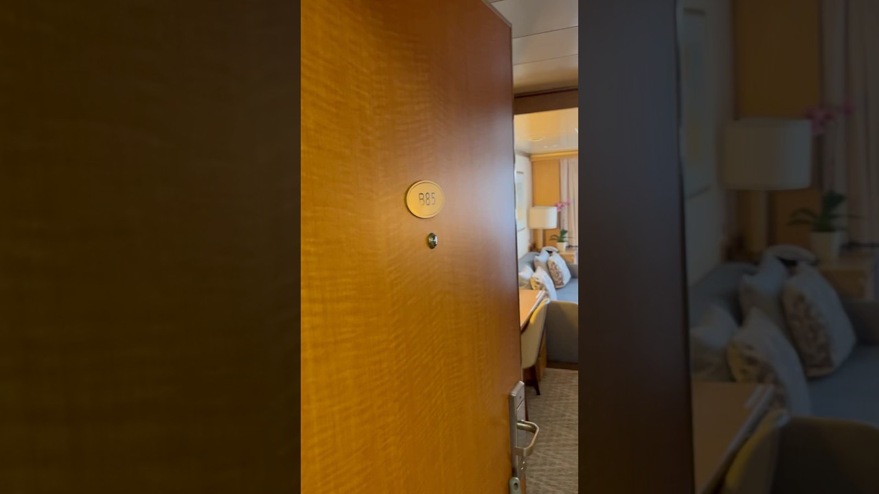 P&O Cruises Arcadia - Mini Suite Cabin Tour - B85 (CA)          #pandocruises