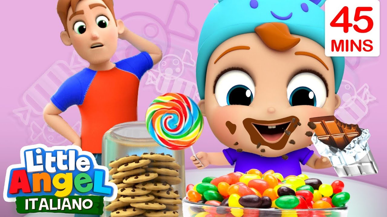Troppe merendine fanno male al Pancino!🌭😥Cartoni Animati con Gianni Piccino- Little Angel Italiano