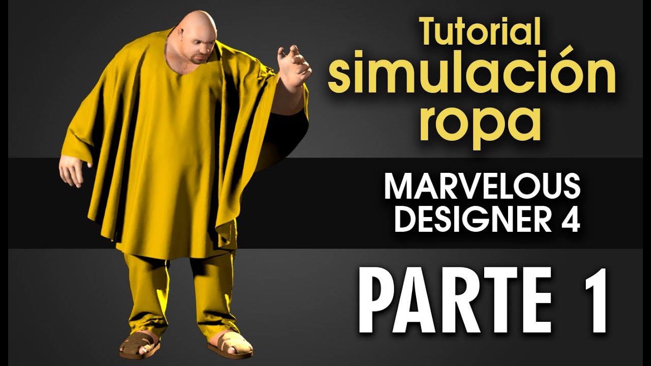 Tutorial simulación de ropa para personajes animados en Marvelous Designer ::: Parte 1