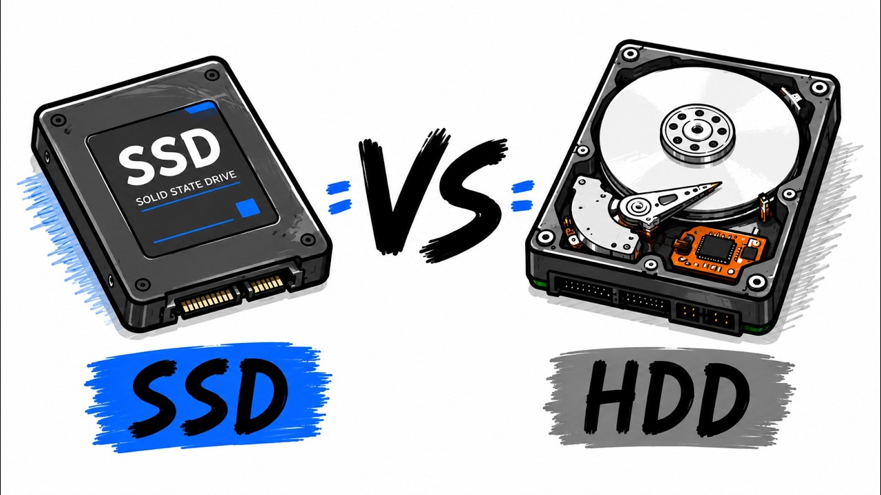 SSD vs HDD Explained Simply