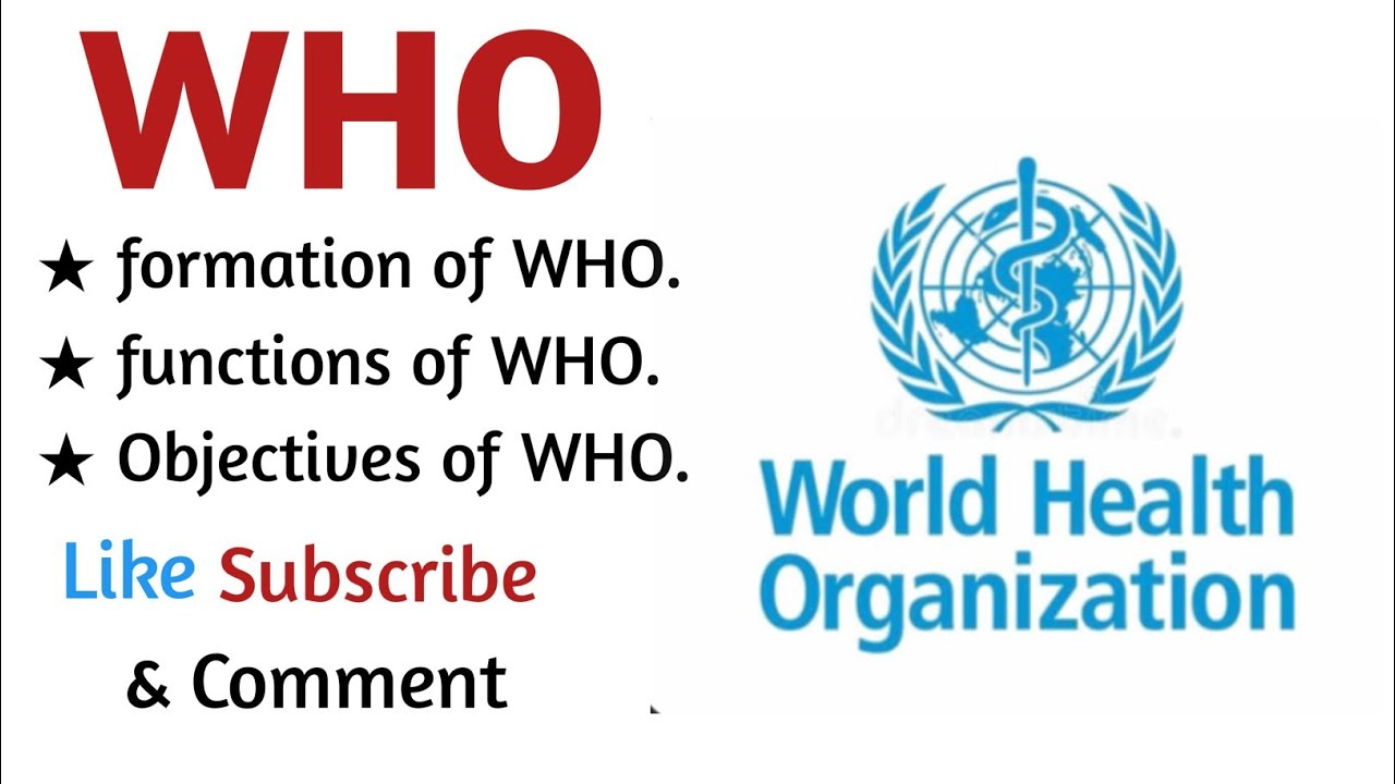 World health organisation - formation, functions, and objectives of WHO #internationalorganisation