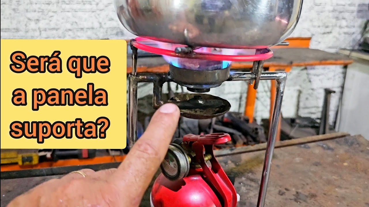 Tirando dúvidas do fogareiro a vapor de combustível .
