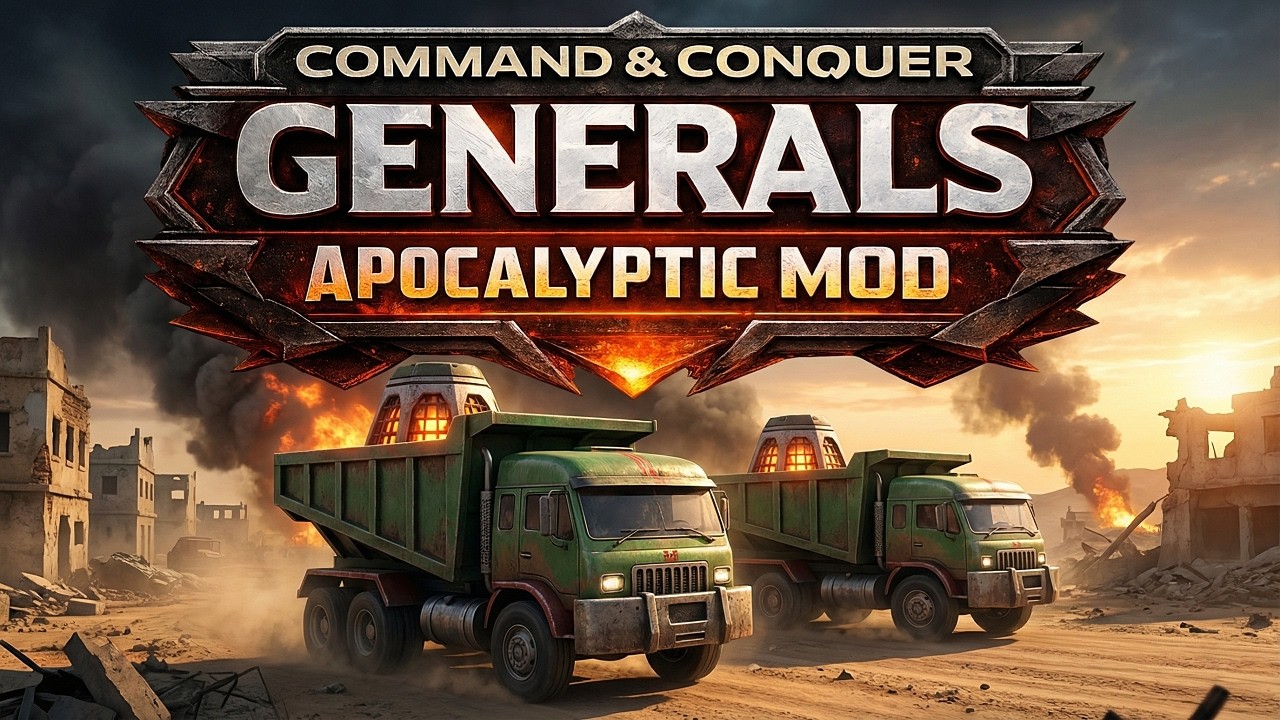 Command & Conquer Generals: Apocalyptic Mod – Can I Survive 1v7 with the New Supply Units?