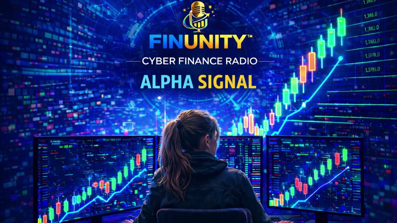 🎧FINUNITY™ CYBER FINANCE RADIO | ALPHA SIGNAL #ELECTRONICFINANCEMUSIC #FINANCEMUSIC #CRYPTOERA ⚡📡📈