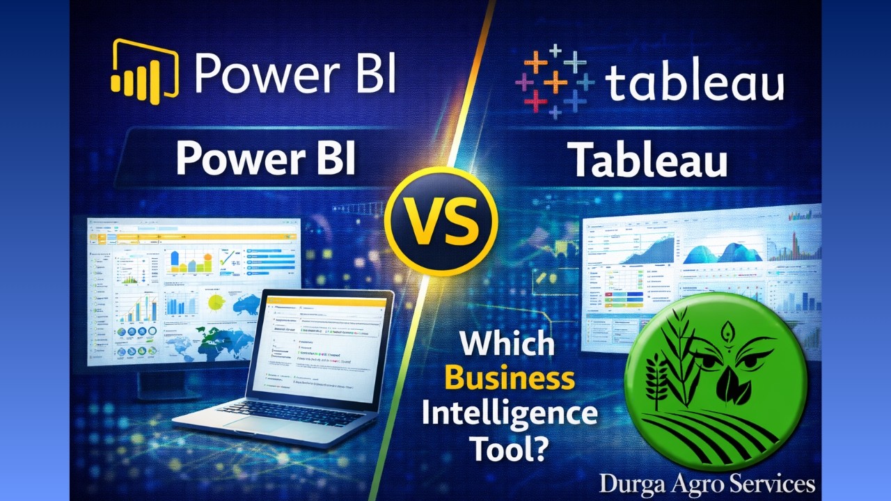 Power BI vs Tableau Explained || Smart Solutions for Every Assignment || #DurgaAgroServices