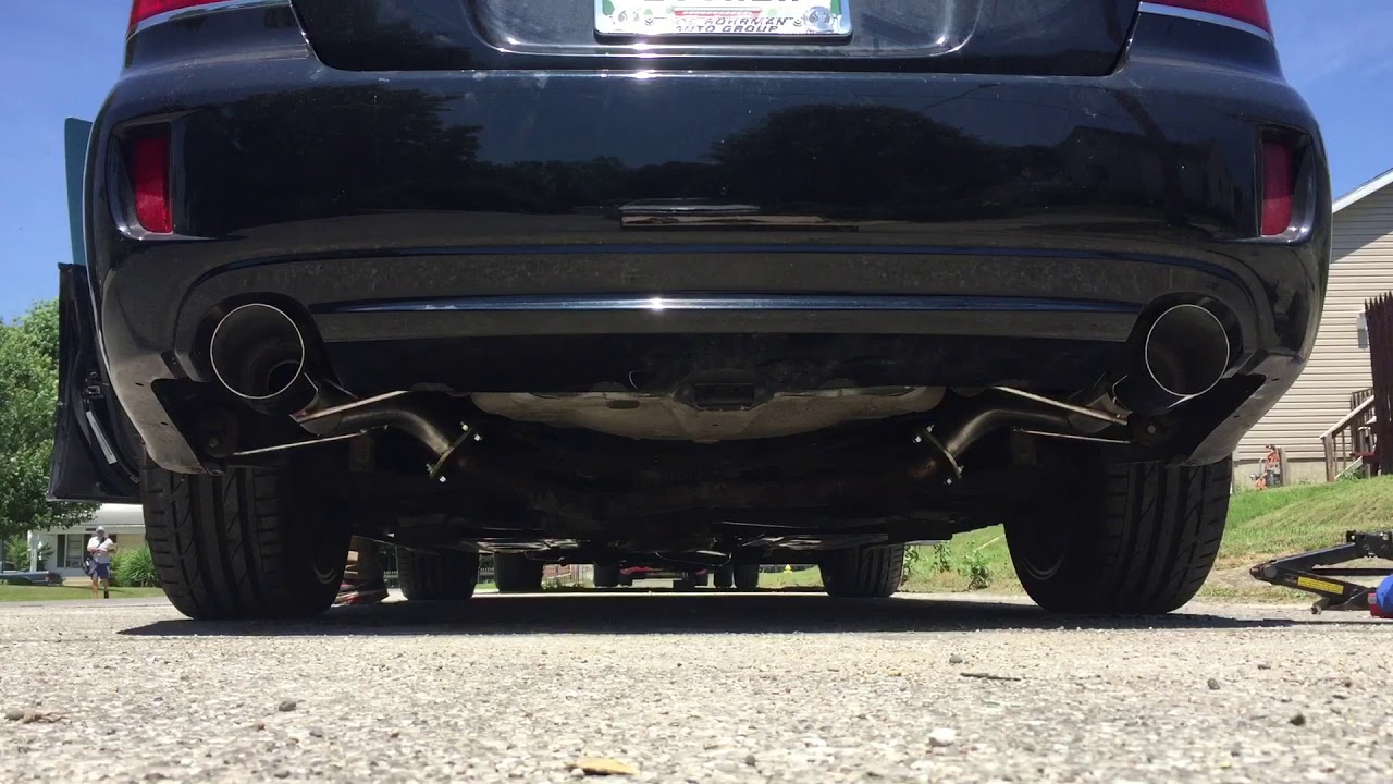 2009 Subaru Legacy GT Invidia Catted Downpipe with Nameless Muffler Delete