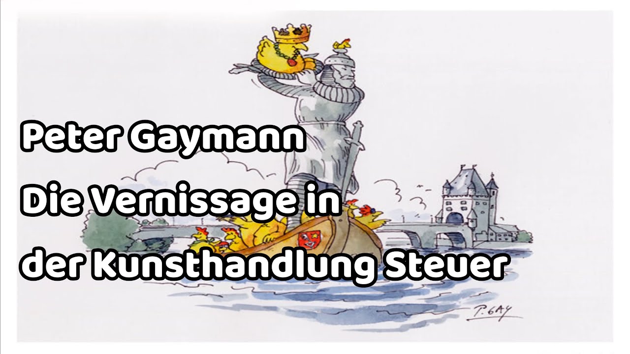 Peter Gaymann - Die Vernissage in der Kunsthandlung Steuer