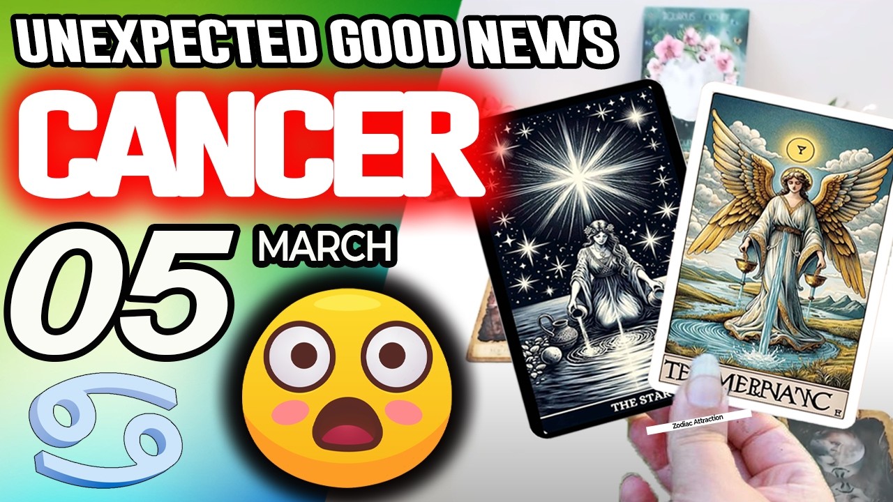 Cancer ♋😃UNEXPECTED GOOD NEWS😲 horoscope for today MARCH 5 2026 ♋ #cancer tarot MARCH