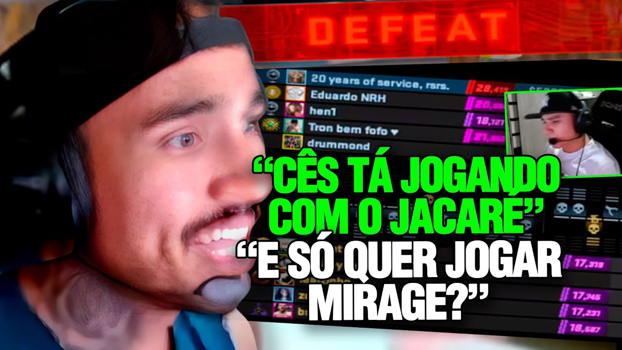 LUCAS1 DEU UMA LIÇÃO PARA OS PROZINHOS MAIN MIRAGE NO CS2