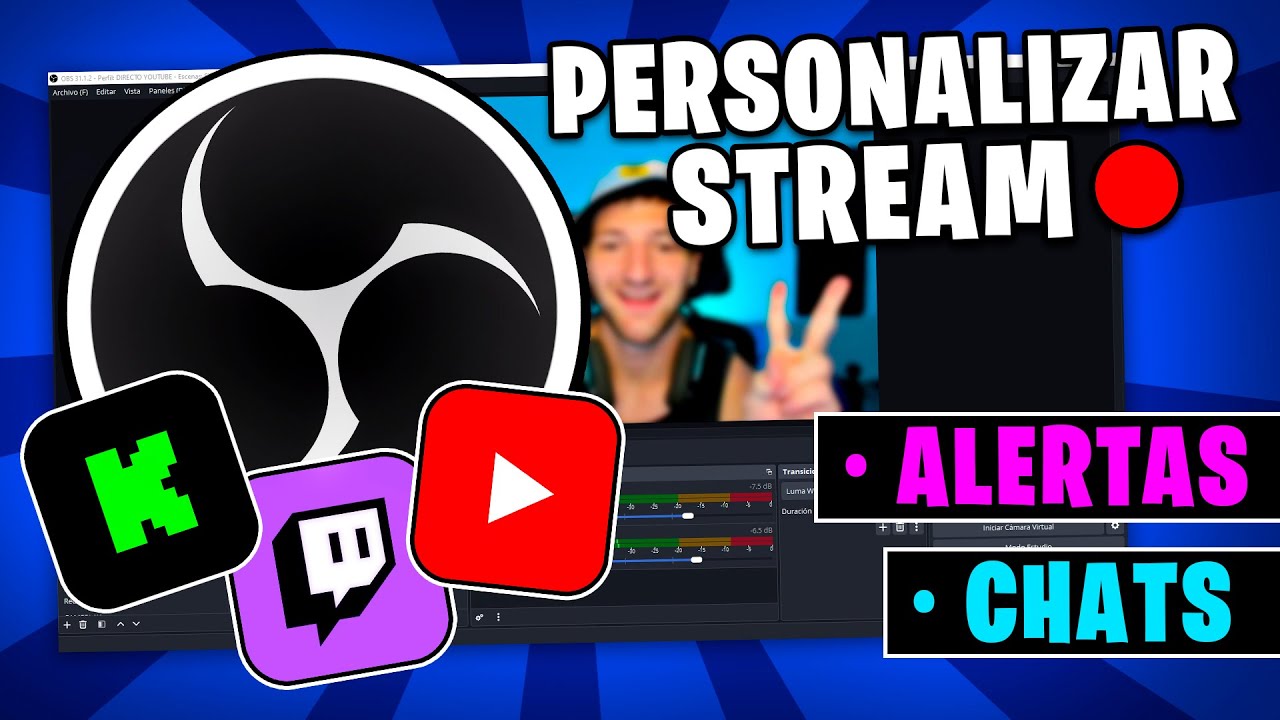 🔥 C&oacute;mo PERSONALIZAR tu STREAM en OBS Studio 🚀 (Kick / Twitch / YouTube) en 2026 😱